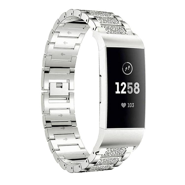 Watch Band – Stainless Steel (18mm) #2 For Fitbit Charge 4 3 18mm Silver