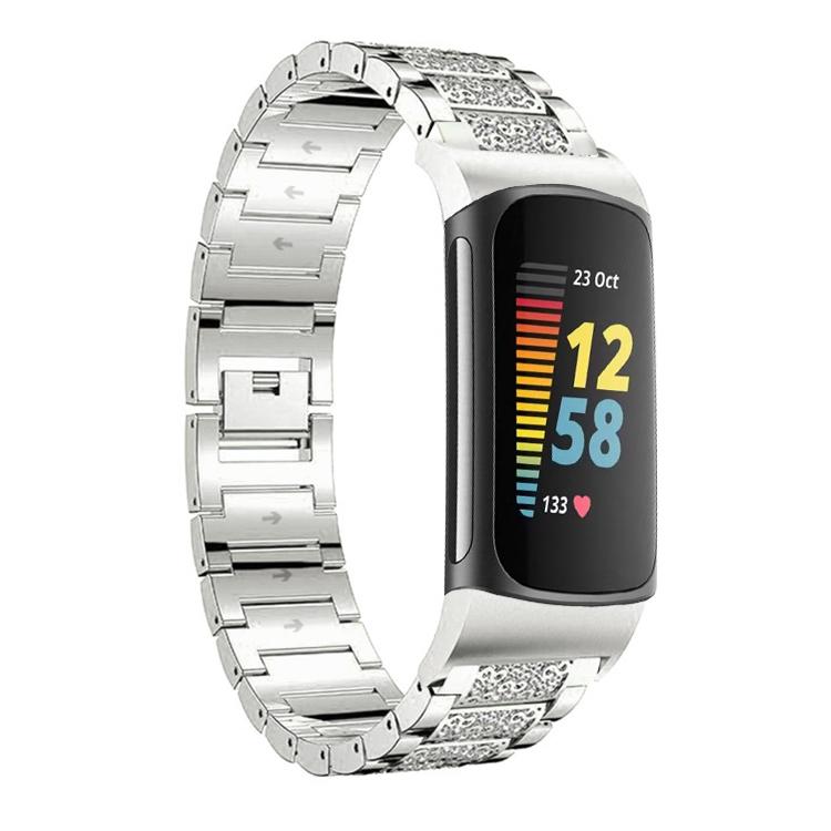 Watch Band – Stainless Steel (18mm) #2 For Fitbit Charge 6 5 18mm Silver
