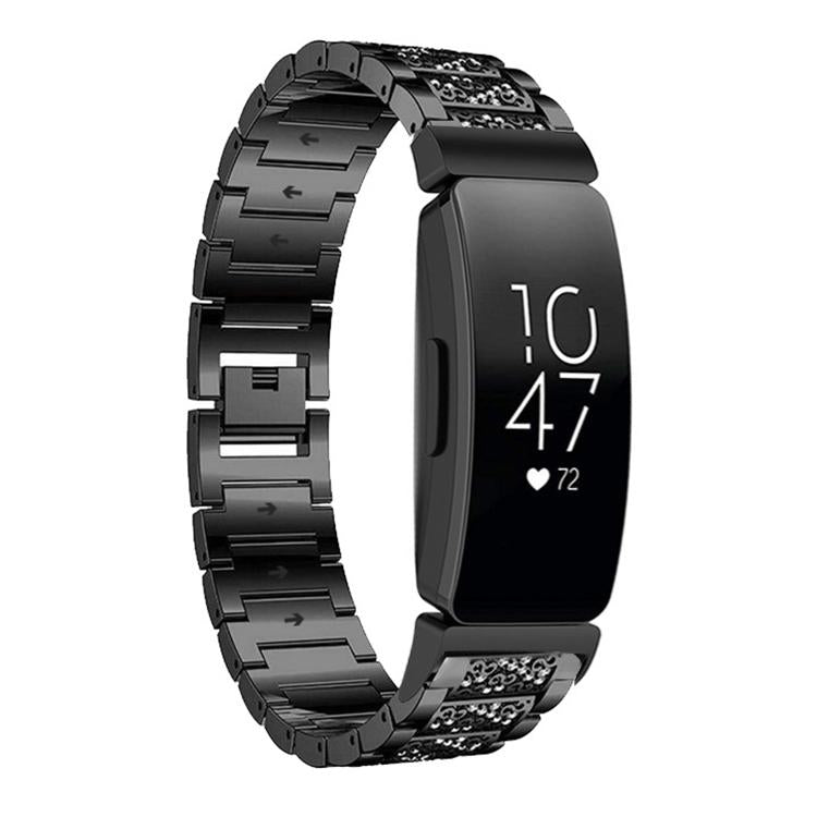 Watch Band – Stainless Steel (18mm) #2 For Fitbit Inspire 2 Ace 3 14mm Black