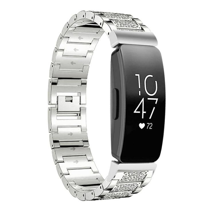 Watch Band – Stainless Steel (18mm) #2 For Fitbit Inspire 2 Ace 3 14mm Silver