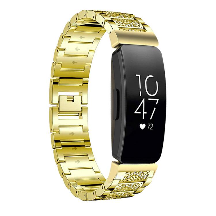 Watch Band – Stainless Steel (18mm) #2 For Fitbit Inspire 2 Ace 3 14mm Gold