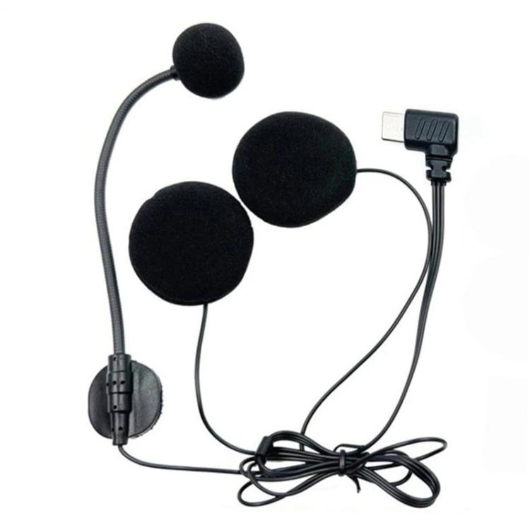 Type-C Elbow Motorcycle Half Helmet Intercom Headset Microphone, Type-C Elbow Type-C Elbow