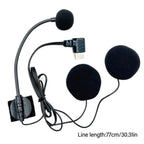 Type-C Elbow Motorcycle Half Helmet Intercom Headset Microphone, Type-C Elbow