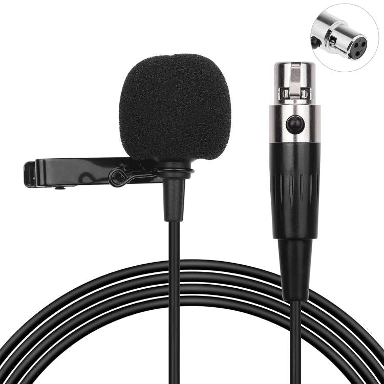 Metal Lavalier Microphone, Cable Length: 1.5m, 3 Pin XLR Head, 4 Pin XLR Head 3 Pin XLR Head