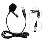 Metal Lavalier Microphone, Cable Length: 1.5m, 3 Pin XLR Head, 4 Pin XLR Head