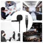 Metal Lavalier Microphone, Cable Length: 1.5m, 3 Pin XLR Head, 4 Pin XLR Head