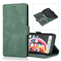 Retro Magnetic Closing Clasp Horizontal Flip Leather Case with Holder & Card Slots & Photo Frame & Wallet, For iPhone XR, For iPhone XS Max For iPhone XR Green