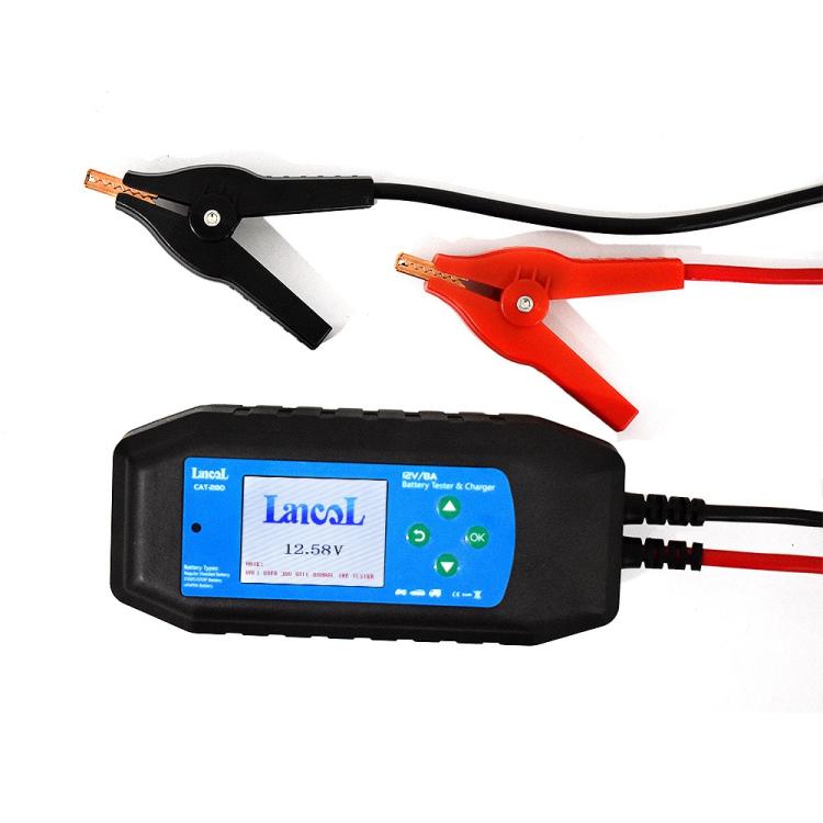CAT-280 2 in 1 Car Battery Charger & Color Screen Battery Tester, US Plug US Plug