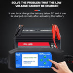 CAT-280 2 in 1 Car Battery Charger & Color Screen Battery Tester, US Plug