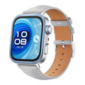 Watch Band – Leather (Black) #10 For Huawei Watch Fit 5 Fit 5 Pro 20mm Grey