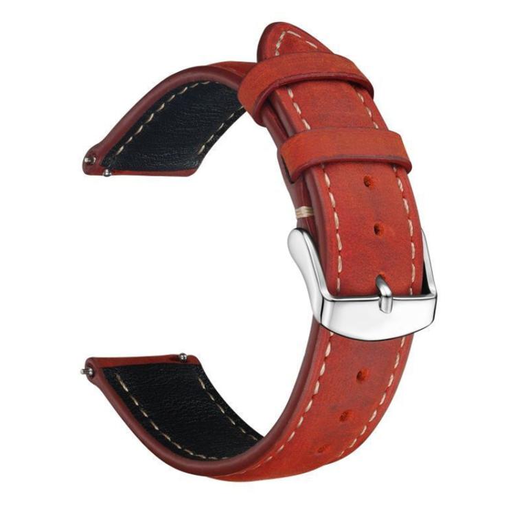 xDfind Retro Crazy Horse Texture Leather Watch Band, 24mm for Suunto 9 / 9 Baro / D5 / Core / 7, 14mm, 18mm 24mm for Suunto 9 9 Baro D5 Core 7 Red