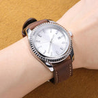 xDfind Retro Crazy Horse Texture Leather Watch Band, 20mm, 22mm