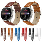 xDfind Bamboo Texture Pin Buckle Leather Watch Band, 20mm, 22mm