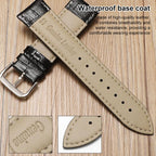 xDfind Bamboo Texture Pin Buckle Leather Watch Band, 24mm for Suunto 9 / 9 Baro / D5 / Core / 7, 12mm, 14mm, 18mm