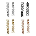 Small Twist Diamond Metal Watch Band, 20mm For COROS APEX 2 42mm / PACE...