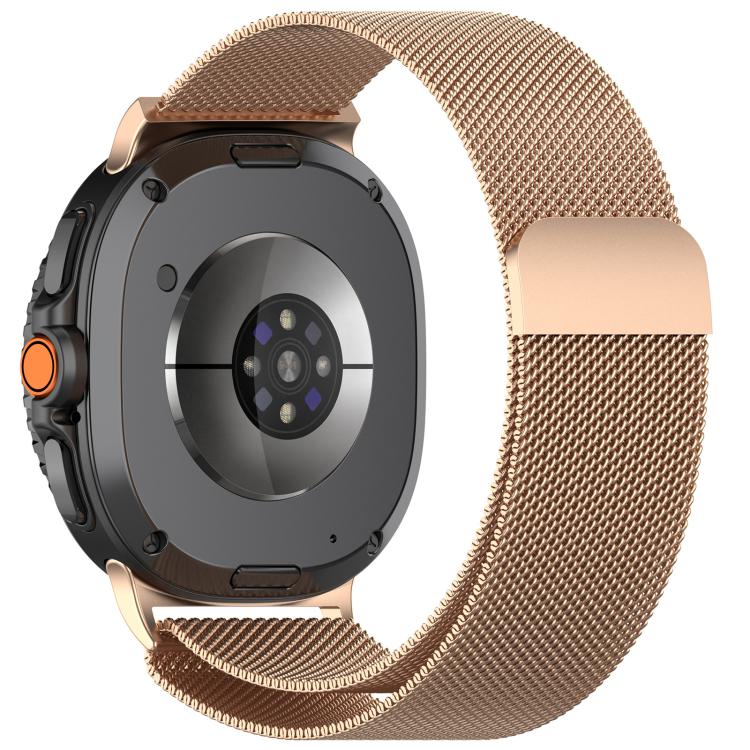 xDfind Milanese Magnetic Metal Watch Band, For Samsung Galaxy Watch 8 / Watch 8 Classic For Samsung Galaxy Watch 8 Watch 8 Classic Rose Gold