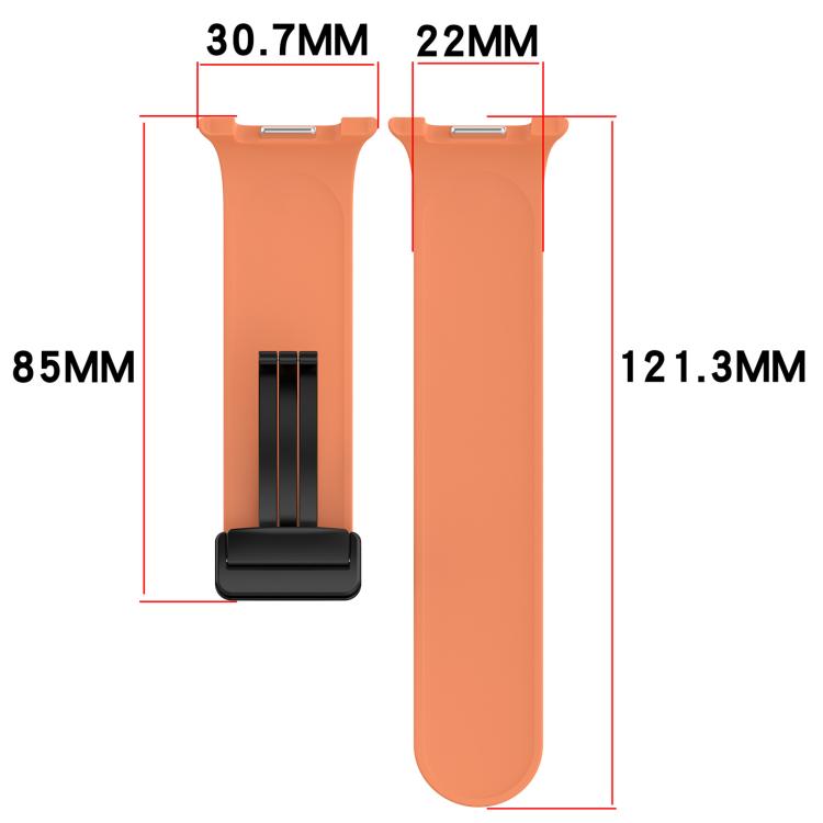 Watch Band – Silicone, Magnetic (Black)