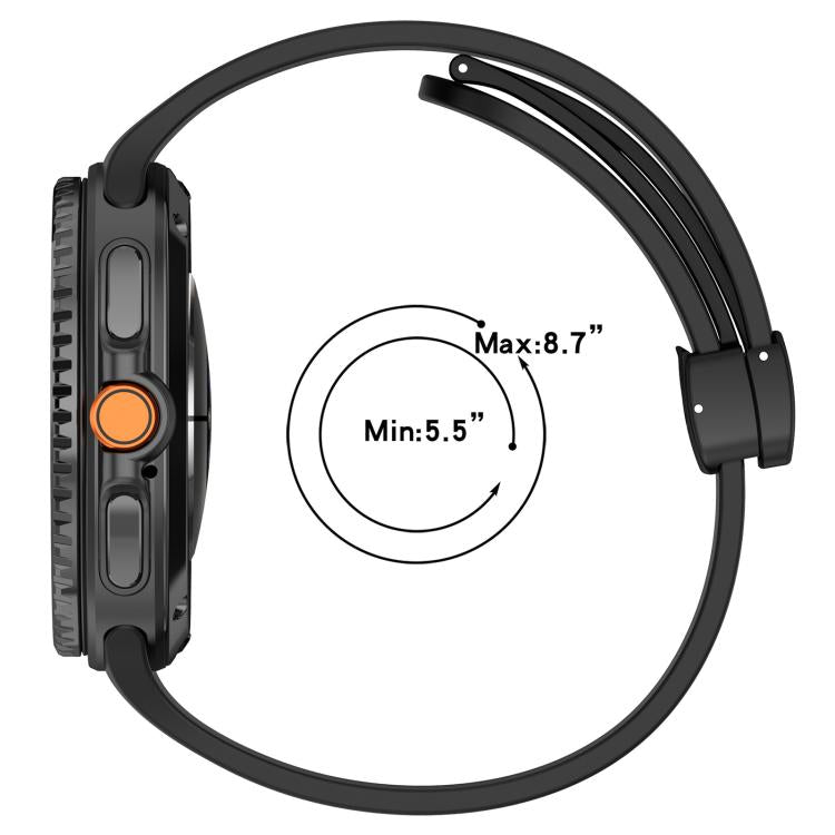 Watch Band – Silicone, Magnetic (Black)
