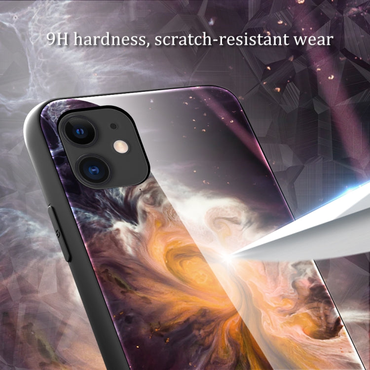 Marble Pattern Glass Protective Case, For iPhone 12 mini, For iPhone 12...