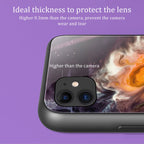 Marble Pattern Glass Protective Case, For iPhone 12 mini, For iPhone 12...