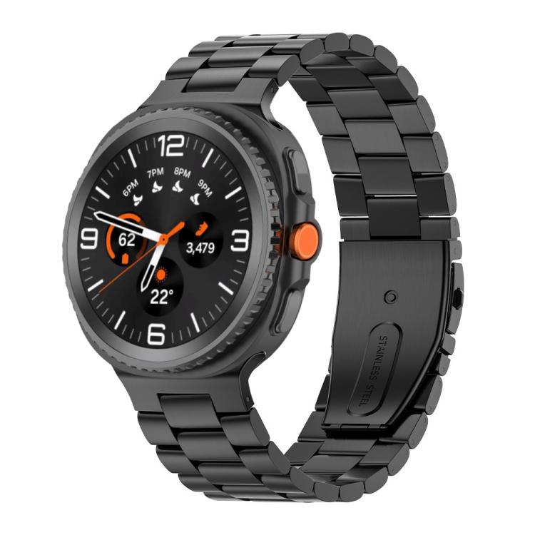 Watch Band – Stainless Steel (Galaxy Watch9) For Galaxy Watch9 8 8 Classic Black