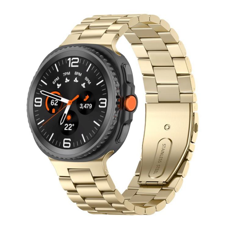 Watch Band – Stainless Steel (Galaxy Watch9) For Galaxy Watch9 8 8 Classic Gold