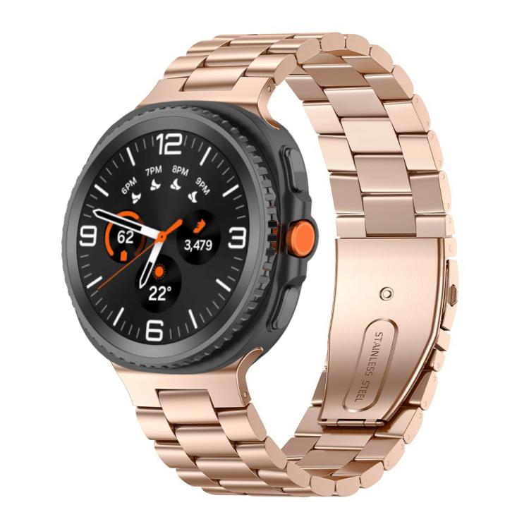Watch Band – Stainless Steel (Galaxy Watch9) For Galaxy Watch9 8 8 Classic Rose Gold