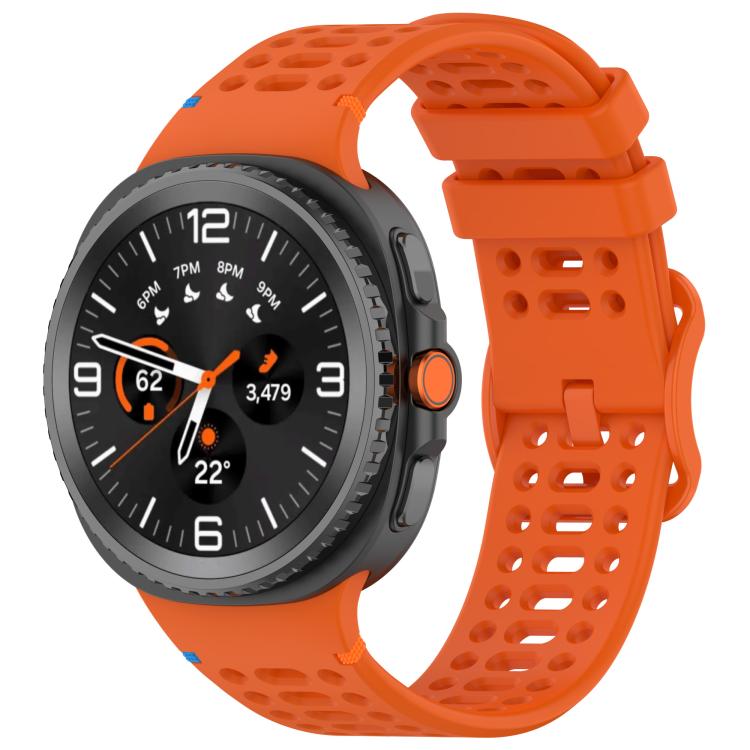 Watch Band – Silicone (Galaxy Watch9) For Galaxy Watch9 8 8 Classic Orange