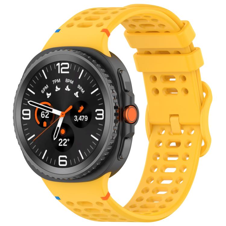 Watch Band – Silicone (Galaxy Watch9) For Galaxy Watch9 8 8 Classic Yellow