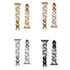 Small Twist Diamond Metal Watch Band, For Apple Watch 38 / 40 / 41 /...