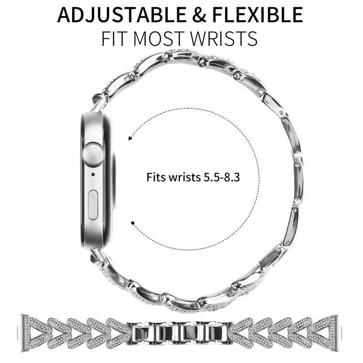 20mm xDfind Small Twist Diamond Metal Watch Band, For Huawei Watch Fit...