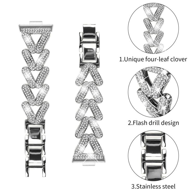 20mm xDfind Small Twist Diamond Metal Watch Band, For Huawei Watch Fit...