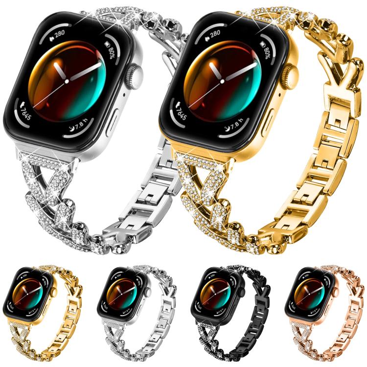 20mm xDfind Small Twist Diamond Metal Watch Band, For Huawei Watch Fit...