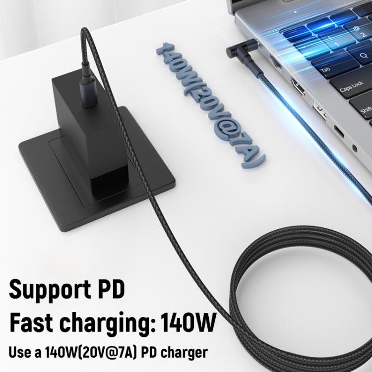 1.8m 140W Type-C to DC Laptop Charging Cable, DC4.5x3.0mm For DELL, DC4.5x3.0mm For HP, DC4.5x3.0mm For ASUS, DC7.4x5.0mm For DELL, DC7.4x5.0mm For HP, DC5.5x2.1mm 28V5A, DC5.5x2.1mm 20V7A, DC5.5x2.5mm 28V5A, DC5.5x2.5mm 20V7A, DC6.0x3.7mm 20V7A –...