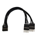 Desktop Computer Motherboard 2 in 1 9 Pin USB Adapter Extension Cable, 9 Pin – Durable Build, Easy to Use 9 Pin