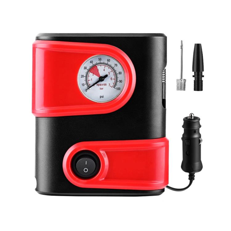 LD-1610 Car Portable Smart Electric mini Air Pump – Durable Build, Easy to Use Red