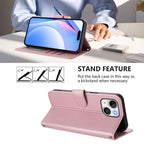 Litter Panda Embossing RFID Leather Phone Case with Lanyard, For iPhone 13 mini, For iPhone 12 / 12 Pro, For iPhone 12 Pro Max, For iPhone 12 mini