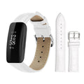 Watch Band – Leather (14mm) For Fitbit Inspire 2 Ace 3 14mm White