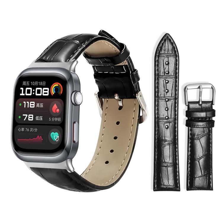 Watch Band – Leather (20mm) For Huawei Watch D2 22mm Black