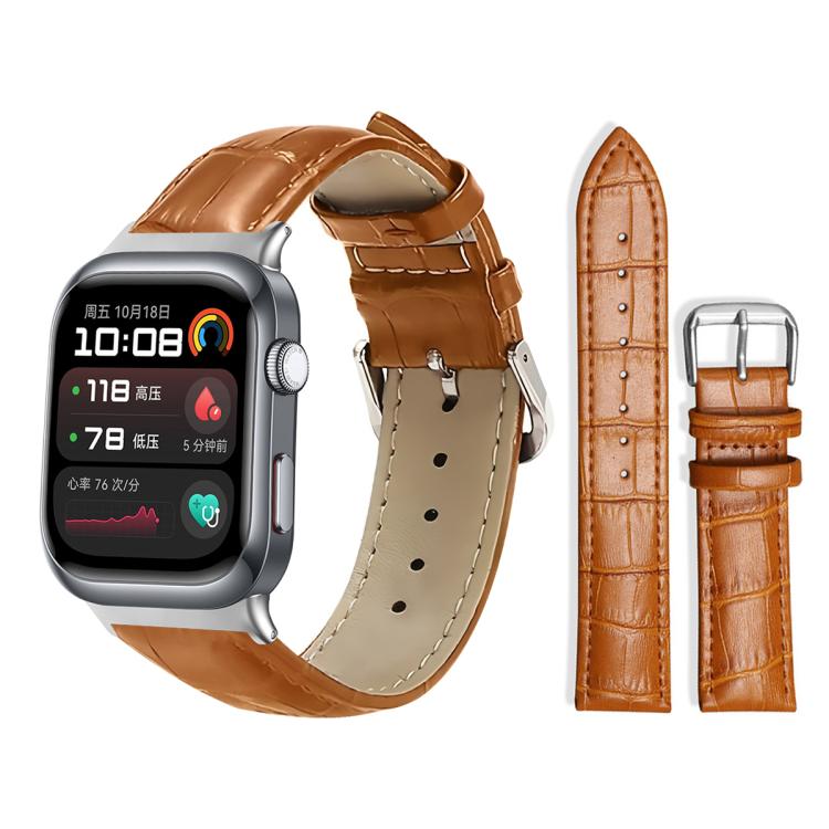 Watch Band – Leather (20mm) For Huawei Watch D2 22mm Light Brown