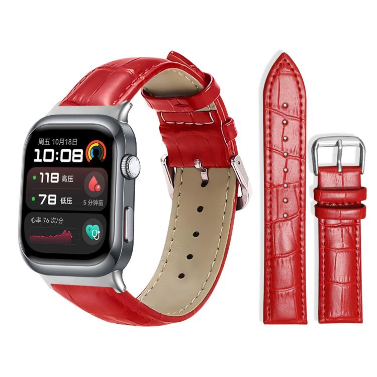 Watch Band – Leather (20mm) For Huawei Watch D2 22mm Red