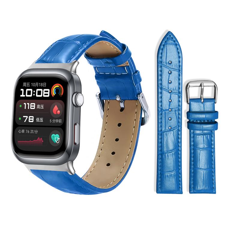 Watch Band – Leather (20mm) For Huawei Watch D2 22mm Blue