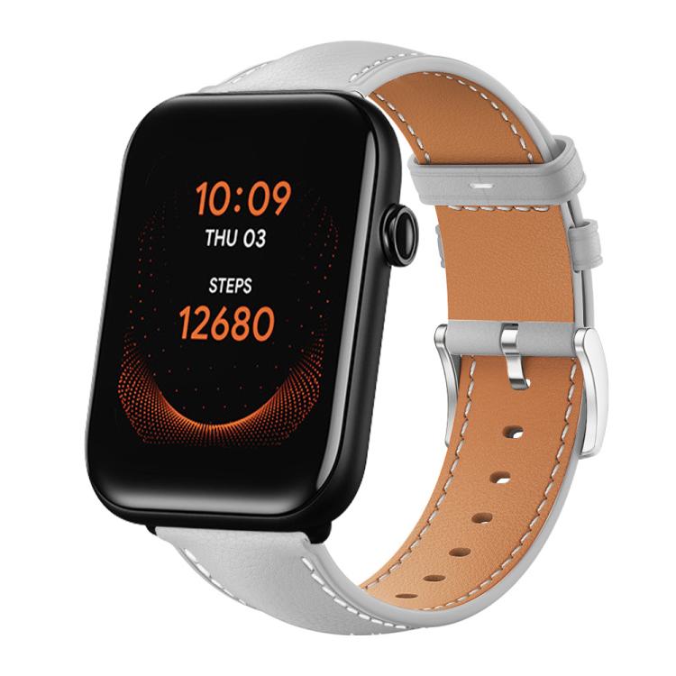 Watch Band – Leather (Black) #3 20mm For Ticwatch GTH E3 E 2 Grey