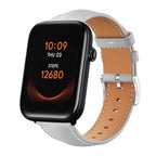 Watch Band – Leather (Black) #3 20mm For Ticwatch GTH E3 E 2 Grey