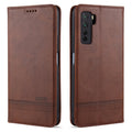 AZNS Magnetic Calf Texture Horizontal Flip Leather Case with Card Slots & Holder & Wallet – Magnetic, Card Slot, Flip, For Huawei Nova 7 SE, For Huawei Nova 7, For Huawei Enjoy 20, For Huawei Maimang 9