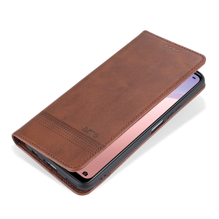 AZNS Magnetic Calf Texture Horizontal Flip Leather Case with Card Slots & Holder & Wallet – Magnetic, Card Slot, Flip, For Huawei Nova 7 SE, For Huawei Nova 7, For Huawei Enjoy 20, For Huawei Maimang 9