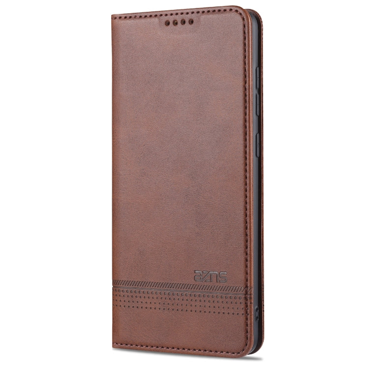 AZNS Magnetic Calf Texture Horizontal Flip Leather Case with Card Slots & Holder & Wallet – Magnetic, Card Slot, Flip, For Samsung Galaxy S20+