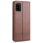 AZNS Magnetic Calf Texture Horizontal Flip Leather Case with Card Slots & Holder & Wallet – Magnetic, Card Slot, Flip, For Samsung Galaxy S20+