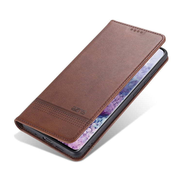 AZNS Magnetic Calf Texture Horizontal Flip Leather Case with Card Slots & Holder & Wallet – Magnetic, Card Slot, Flip, For Samsung Galaxy S20+