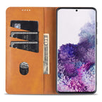 AZNS Magnetic Calf Texture Horizontal Flip Leather Case with Card Slots & Holder & Wallet – Magnetic, Card Slot, Flip, For Samsung Galaxy S20+